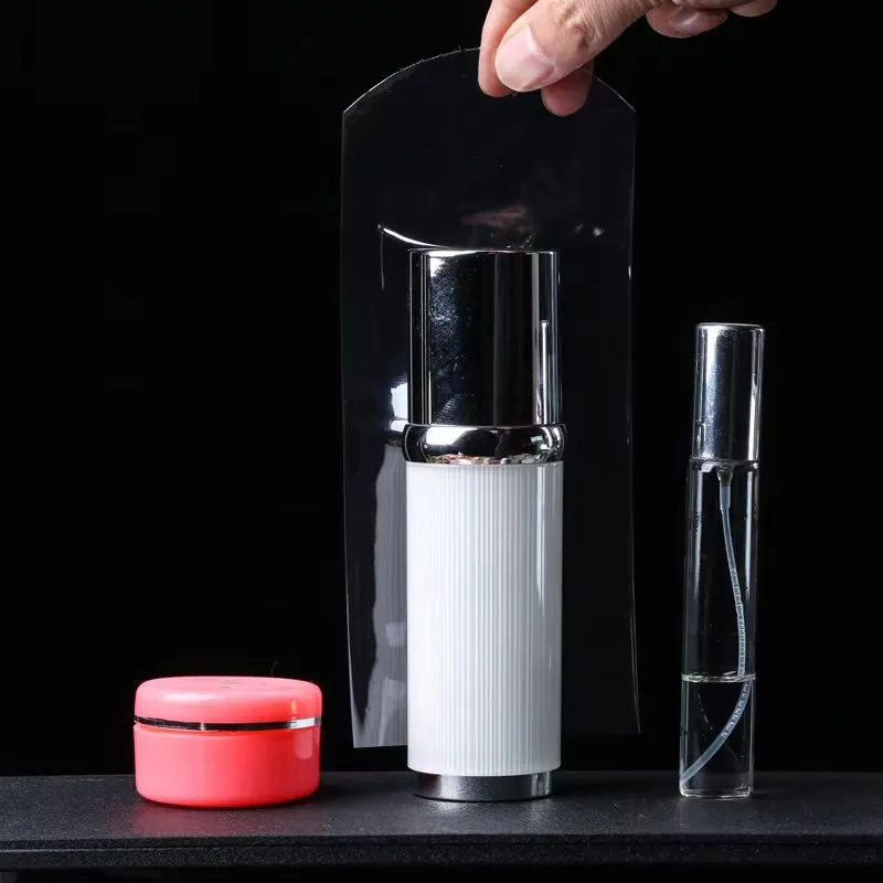 Bolsas de plástico retráctil para botellas cosméticas